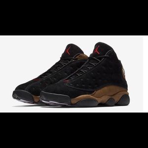 Air Jordan 13s olive grade school